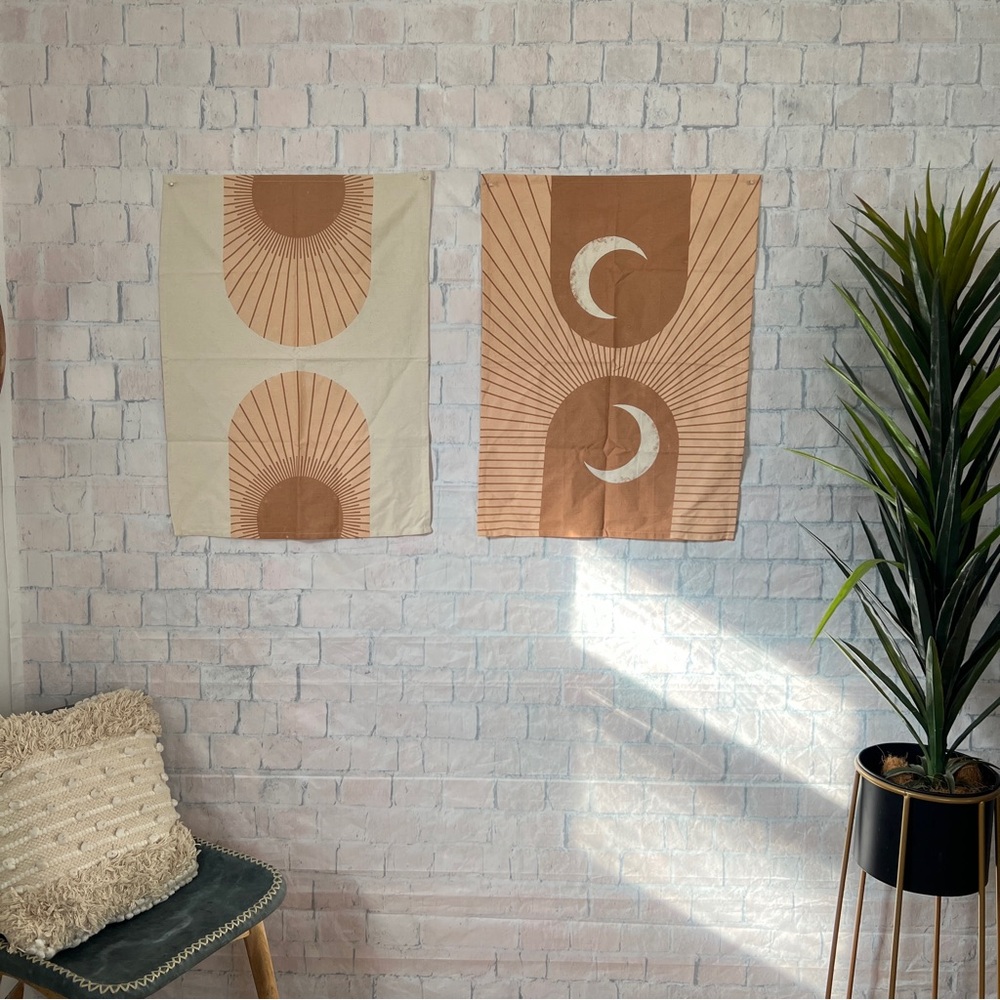 Anthropologie Sun And Moon Tapestry’s or Kitchen Towels